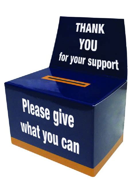 flat pack charity collection boxes|Charity Boxes, Donation Boxes, And Collection Boxes For .